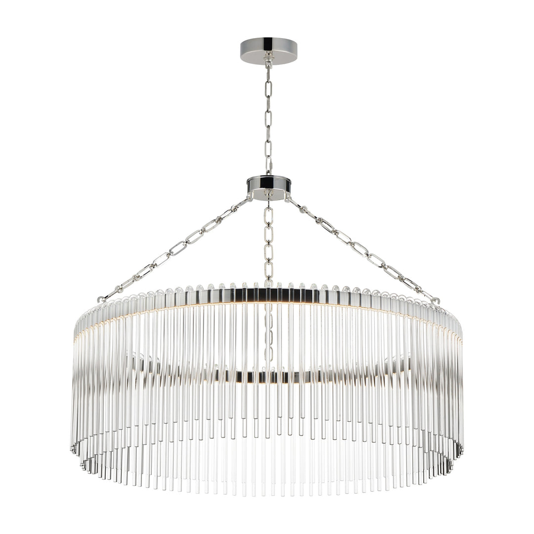 Jolie 34 LED Pendant by Studio M Lighting in Polished Nickel