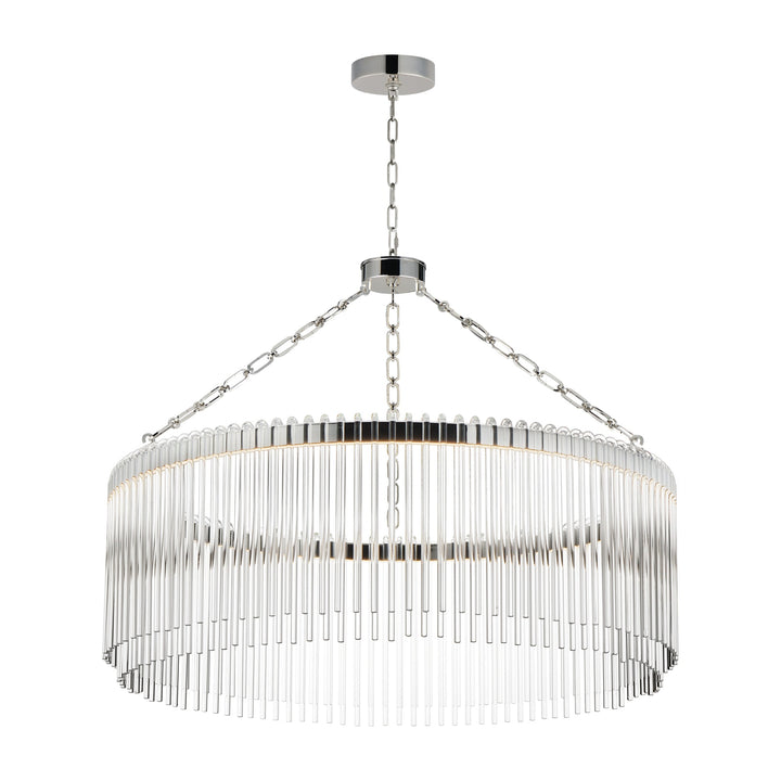 Jolie 34 LED Pendant by Studio M Lighting in Polished Nickel