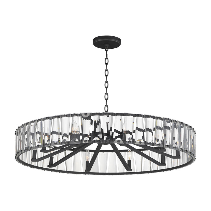 Odeon 10-Light Chandelier by Studio M Lighting in Black