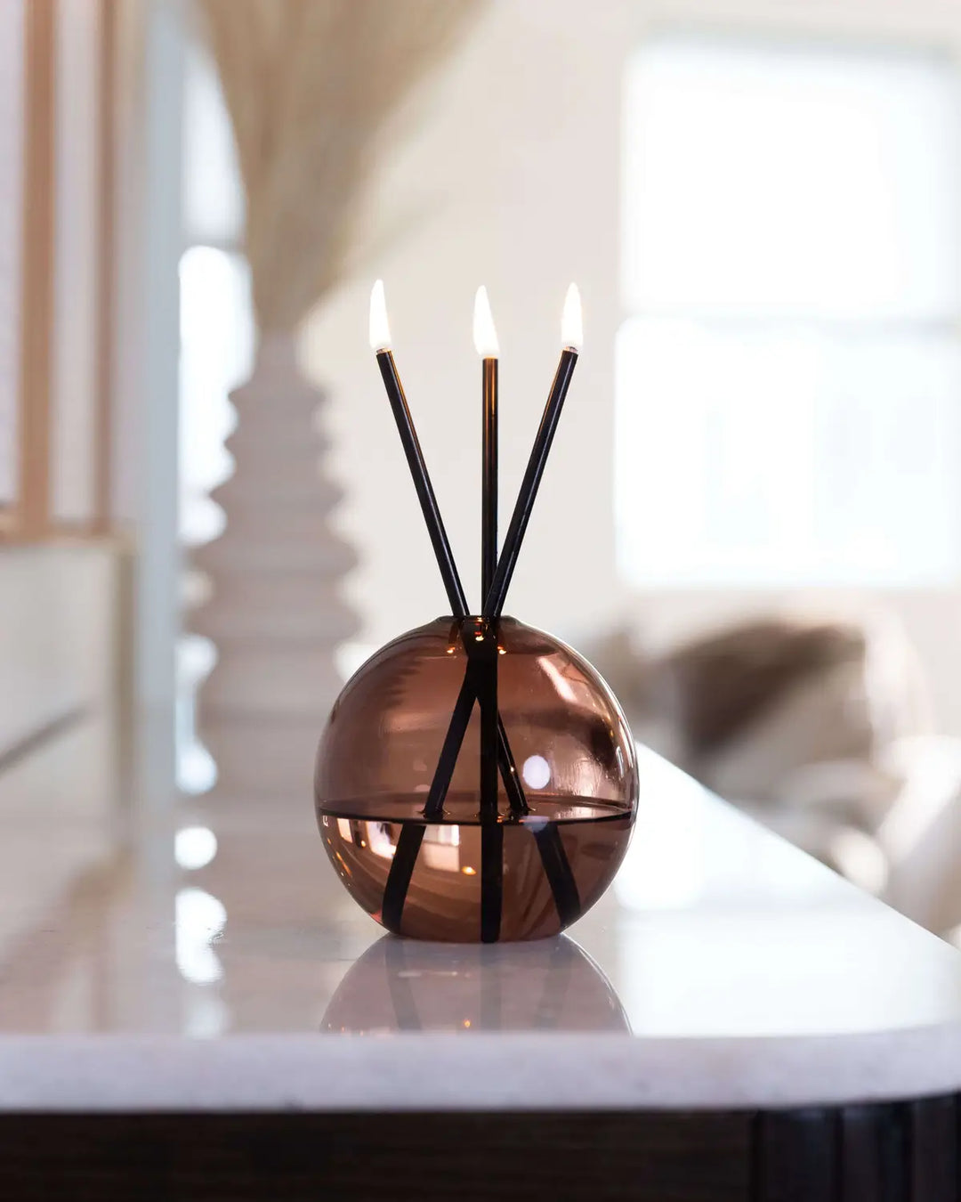 Neva Candle Set — Black / Deep Dune