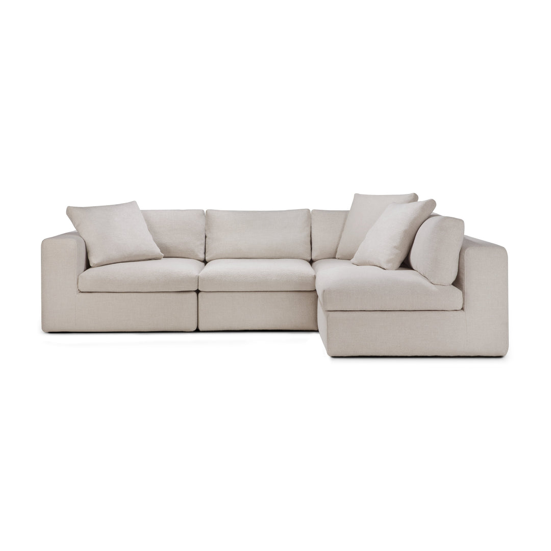 Mellow 4-Piece Modular Sectional by Ethnicraft Sectionals Ethnicraft