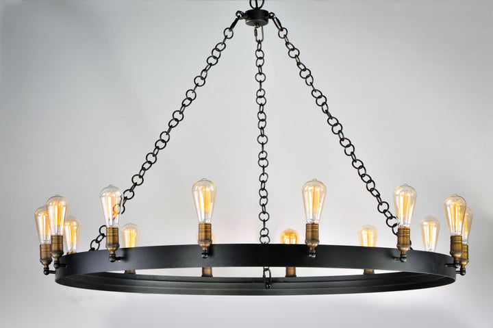 Solaris 14-Light Chandelier by Studio M Lighting – lifestyle