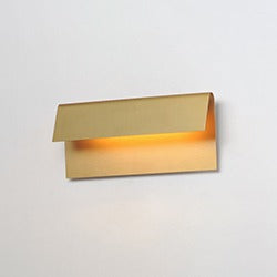 Natural Aged Brass Folded Sconce by Studio M Lighting – lifestyle
