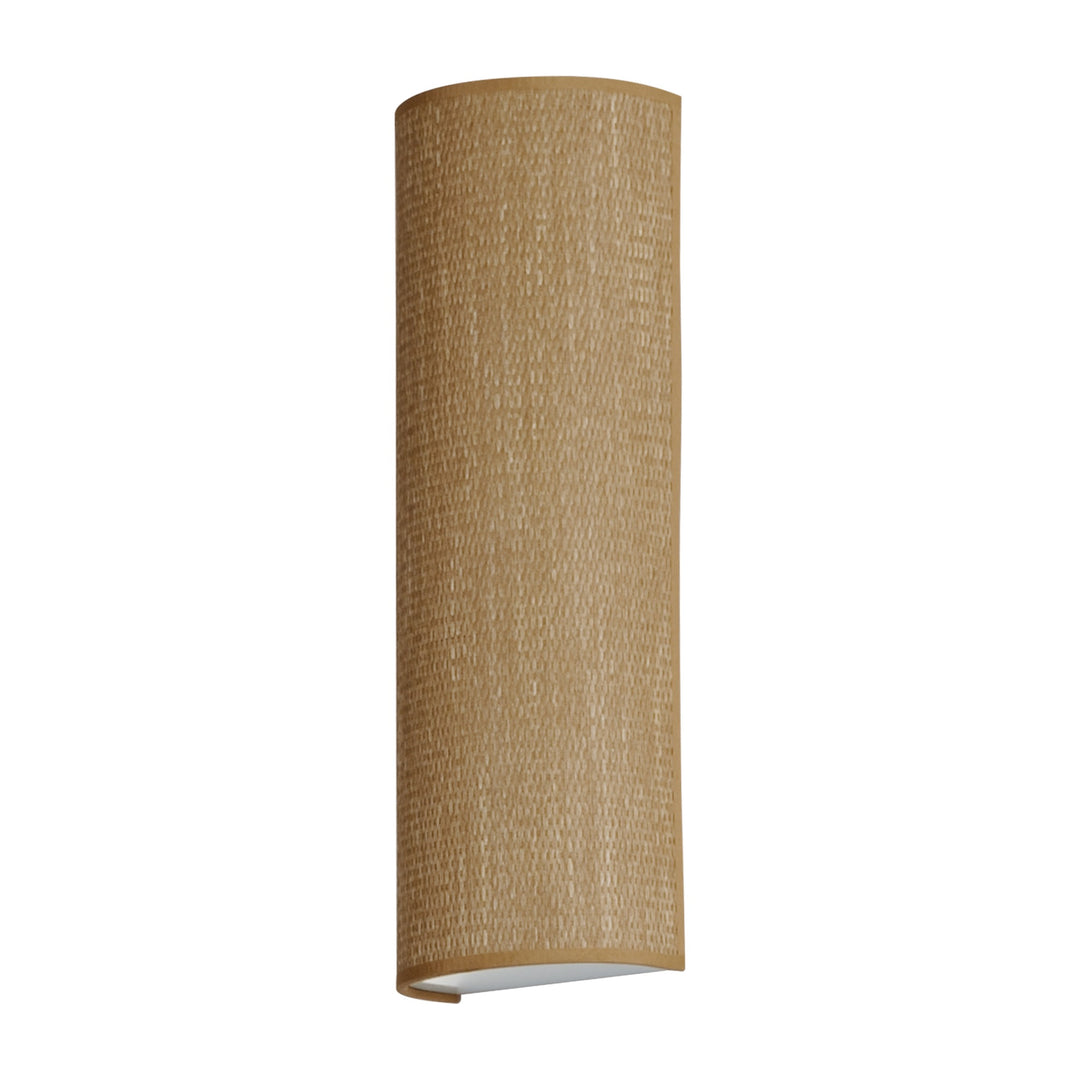 Prime 18 Tall LED Sconce 120-277 UNV Dim by Studio M Lighting in Grass Cloth