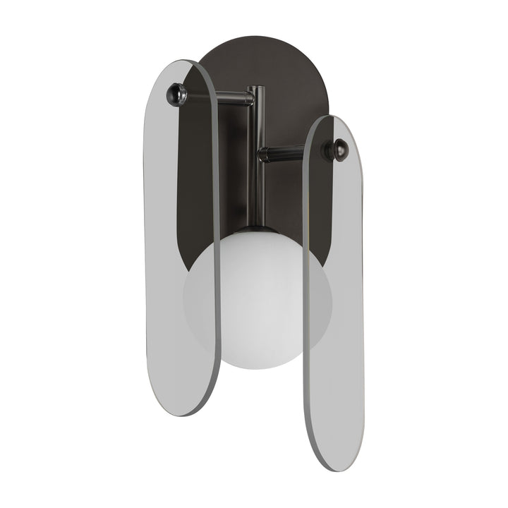 Megalith - Glass Megalith LED Wall Sconce by Studio M Lighting in Brushed Bronze