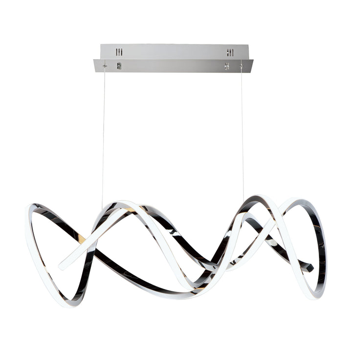 Signature LED Pendant by Studio M Lighting in Black Chrome