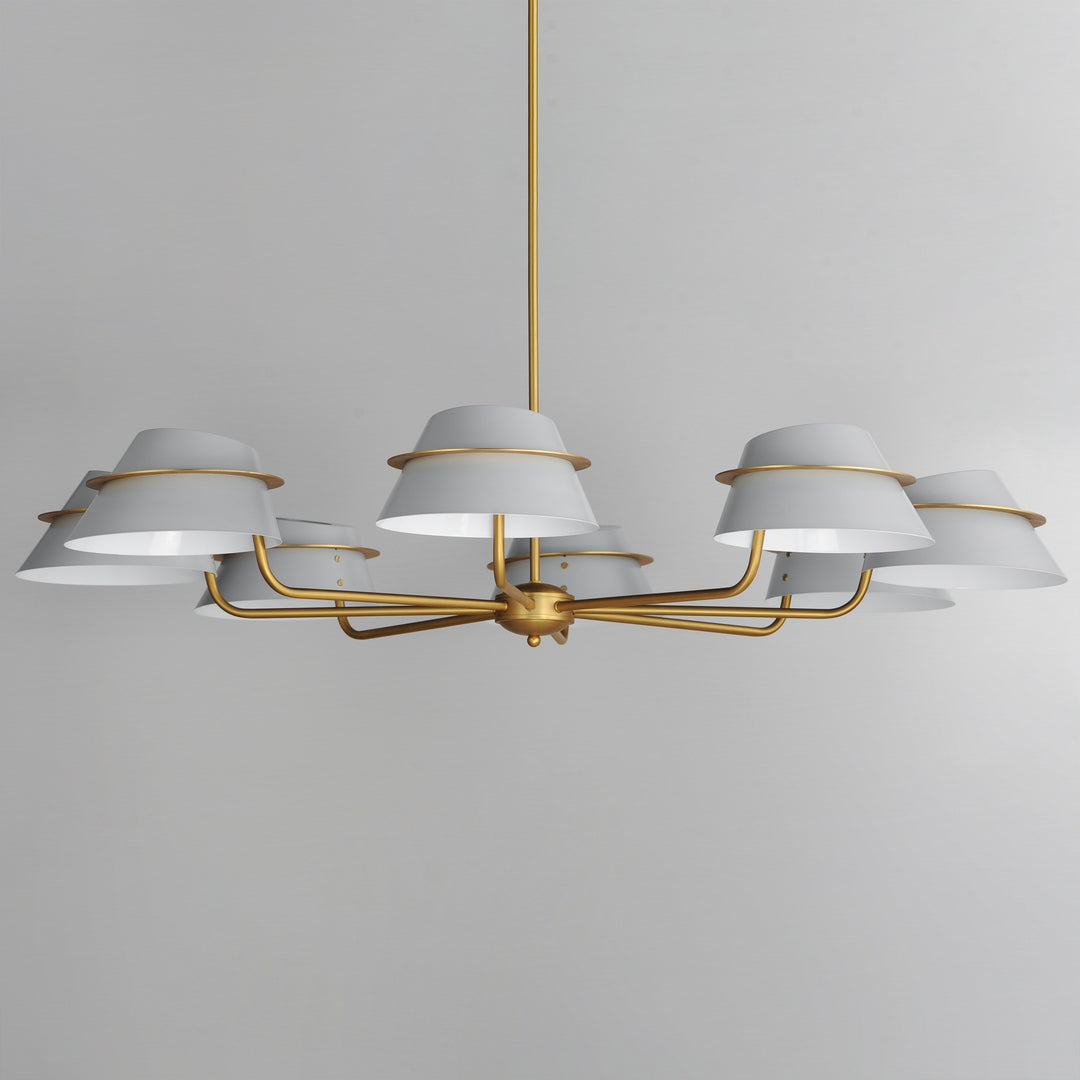 Lucas 8-Light Chandelier by Studio M Lighting – lifestyle