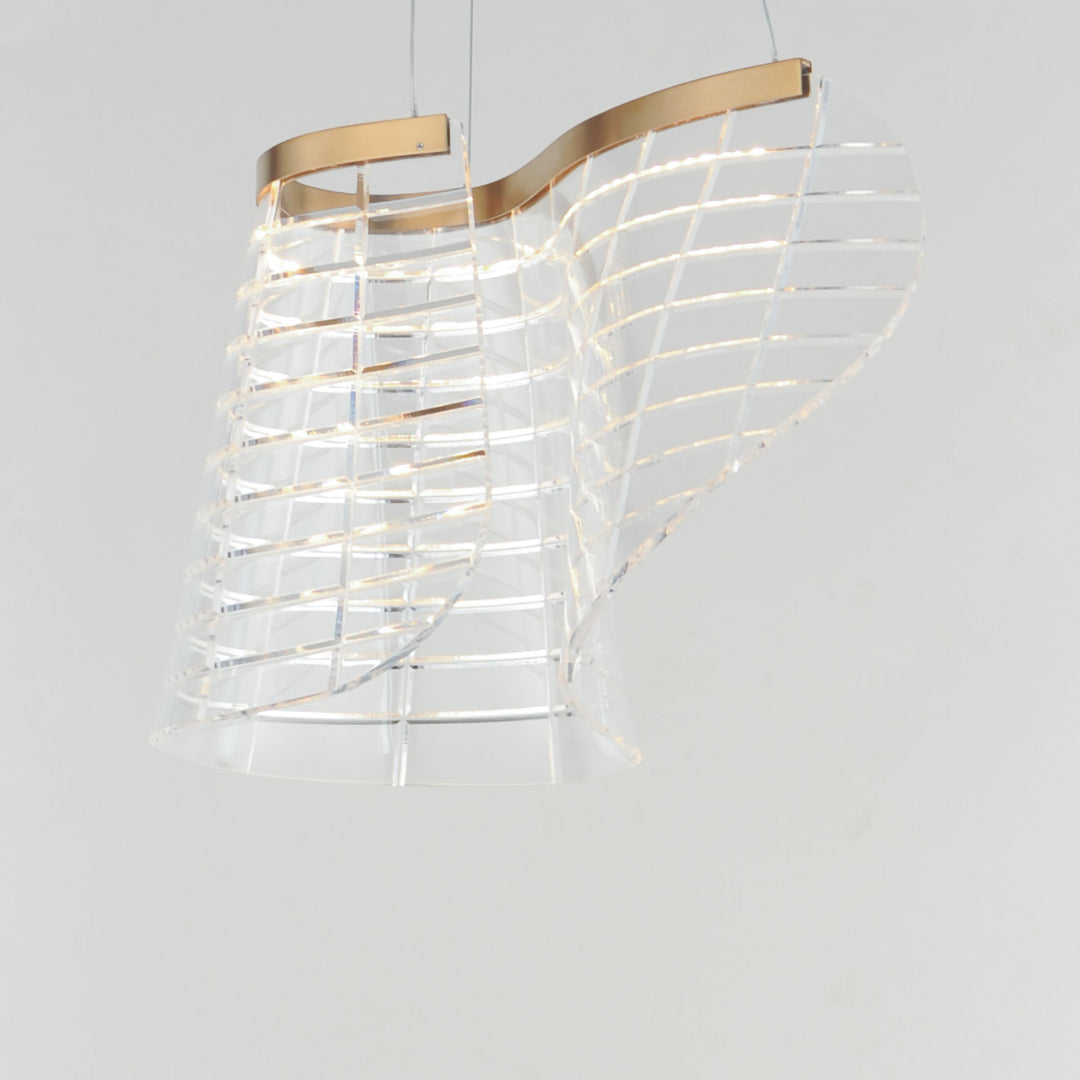 Tartan 1-Light LED Pendant 254812 by Studio M Lighting – lifestyle