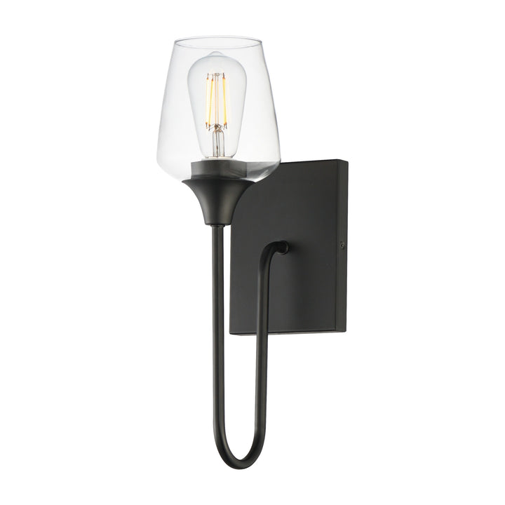 Goblet 1-Light Wall Sconce by Studio M Lighting in Black