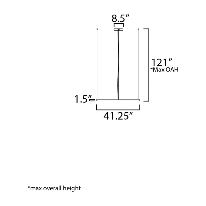 Unity XL Pendant 254713 by Studio M Lighting – line drawing