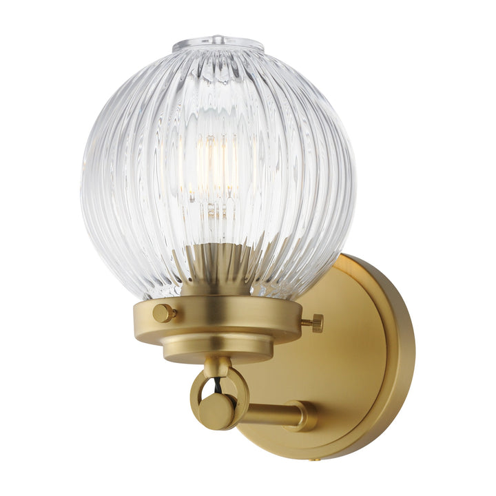 Kasbah 1-Light Bath Vanity by Studio M Lighting in Satin Brass