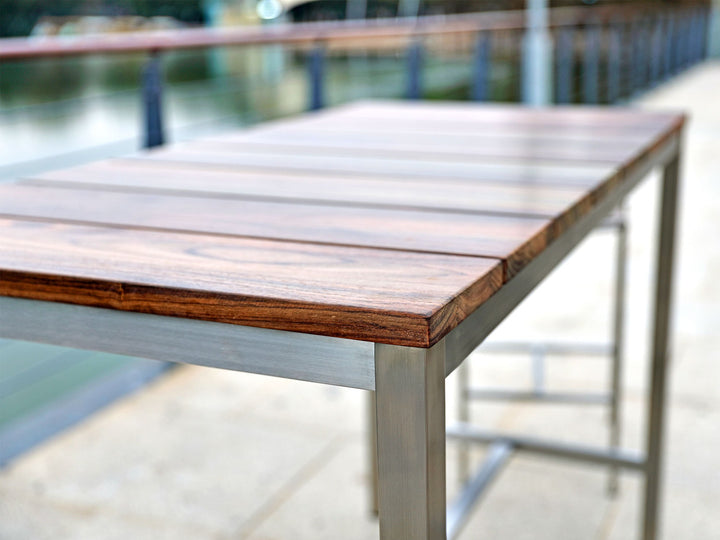 Stone Outdoor Bar Table by Whiteline Modern Living – lifestyle