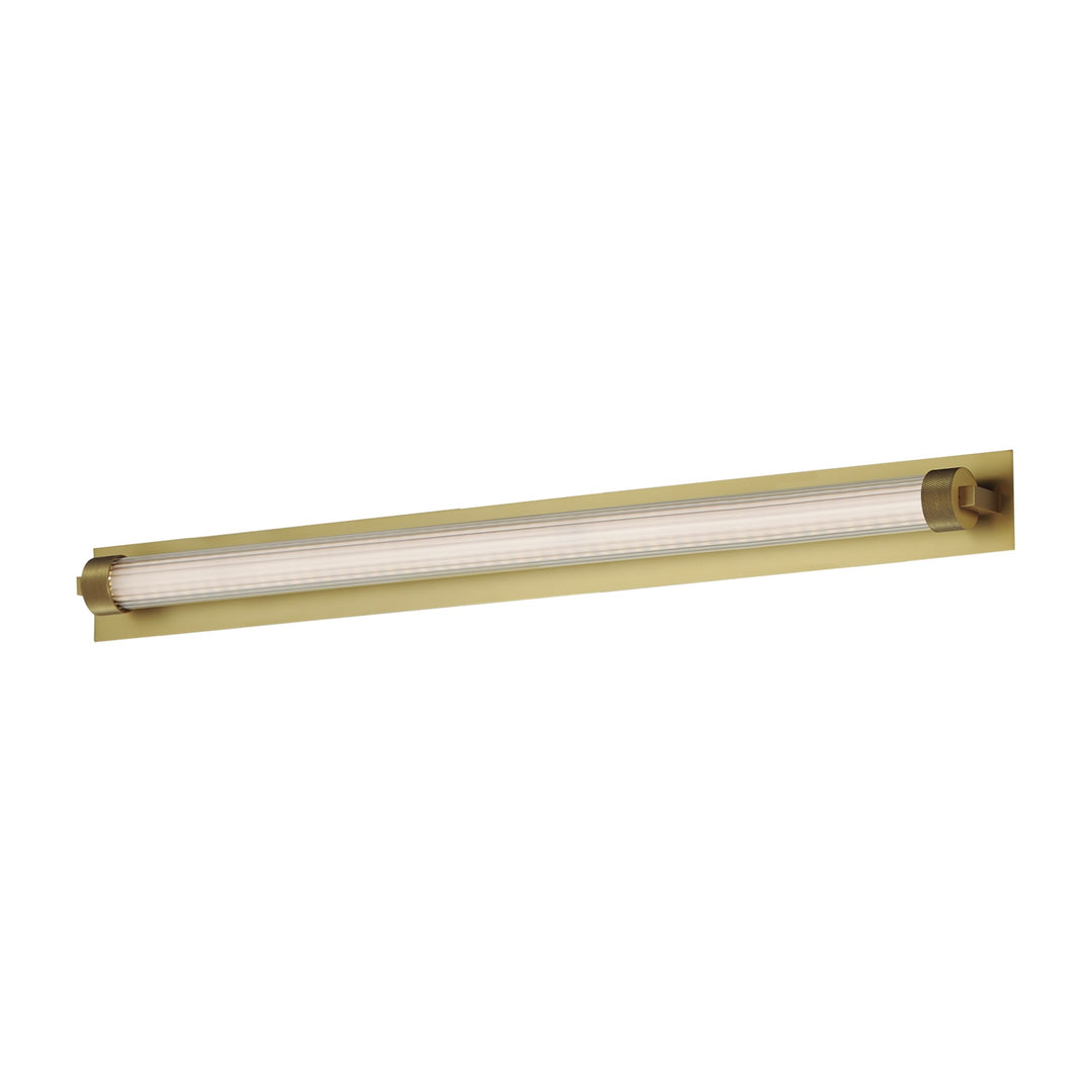 Doric 30" LED Bath Sconce by Studio M Lighting in Natural Aged Brass