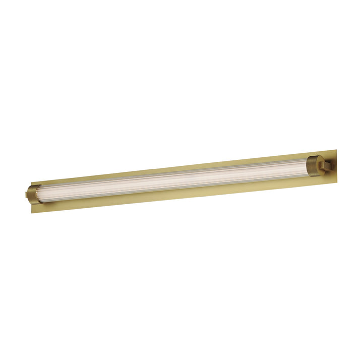 Doric 30" LED Bath Sconce by Studio M Lighting in Natural Aged Brass