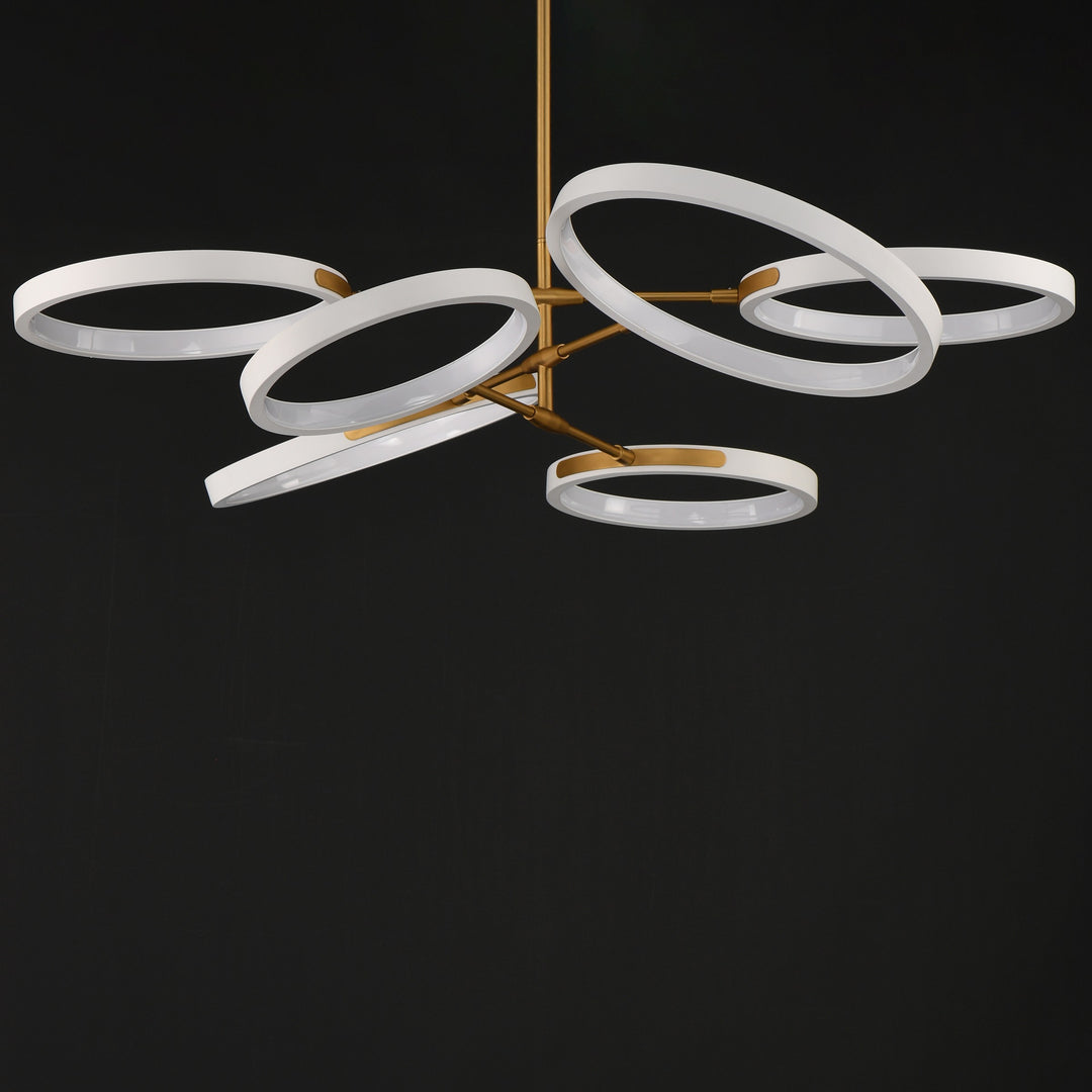 Hoopla 6-Light LED Pendant 254328 by Studio M Lighting – lifestyle