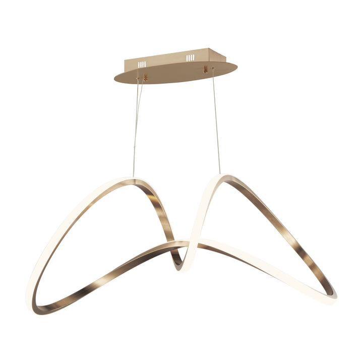 Perpetual LED Pendant by Studio M Lighting in Brushed Champagne