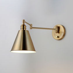 Library Wall Sconce Horizontal Swing Arm by Studio M Lighting – lifestyle