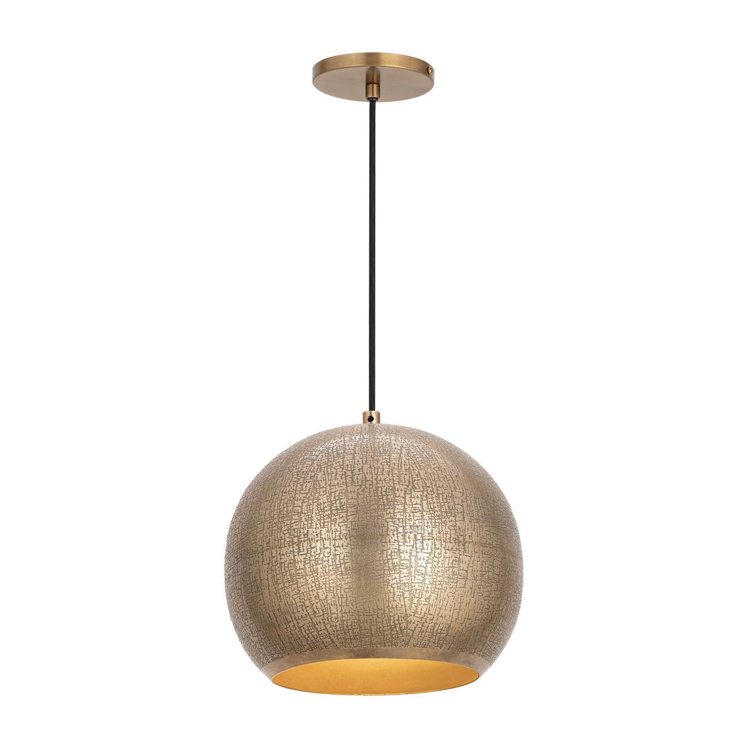 Aurelia 1-Light by Studio M Lighting in Weathered Brass