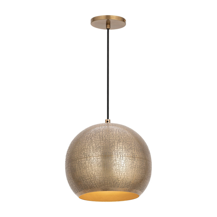 Aurelia 1-Light by Studio M Lighting in Weathered Brass
