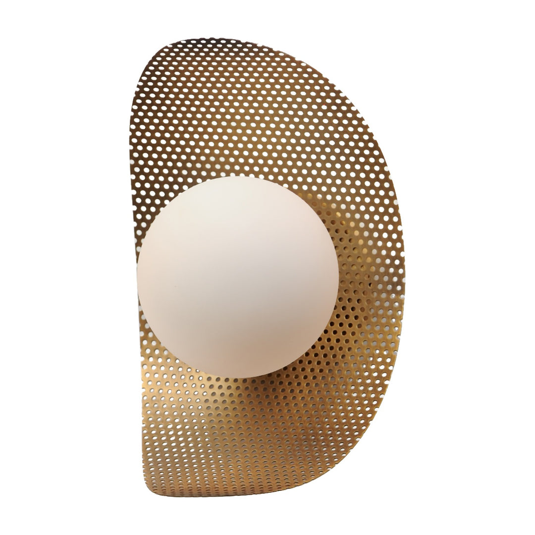 Chips LED Sconce by Studio M Lighting in Natural Aged Brass