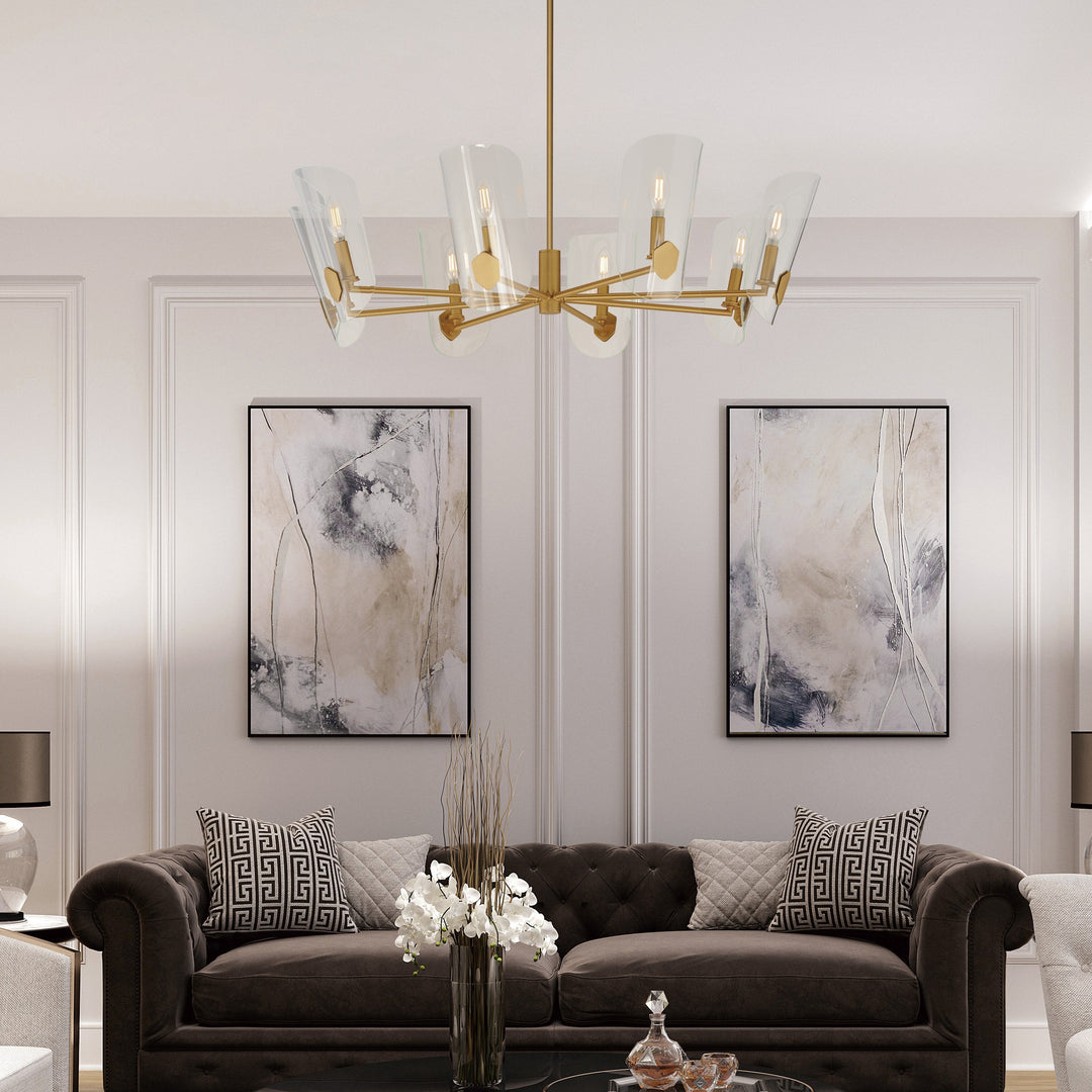 Armory 8-Light Chandelier by Studio M Lighting – lifestyle