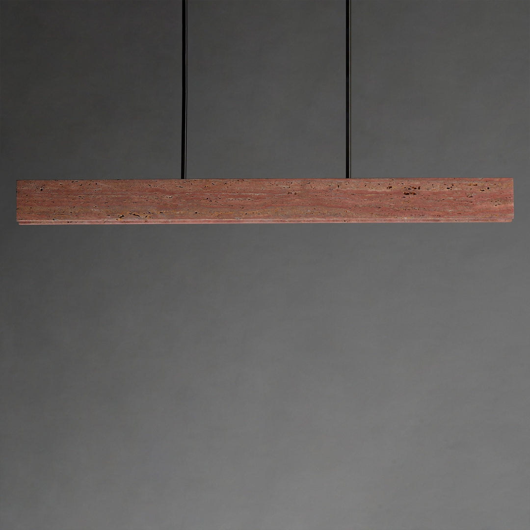 Lintel 47 LED Linear Stone Pendant by Studio M Lighting – lifestyle