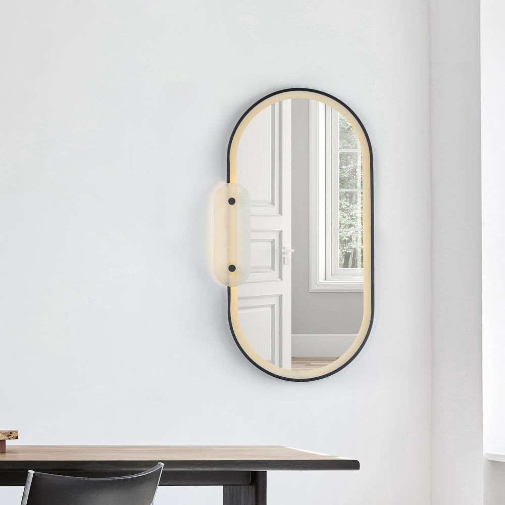 Stonewall LED Mirror by Studio M Lighting – lifestyle