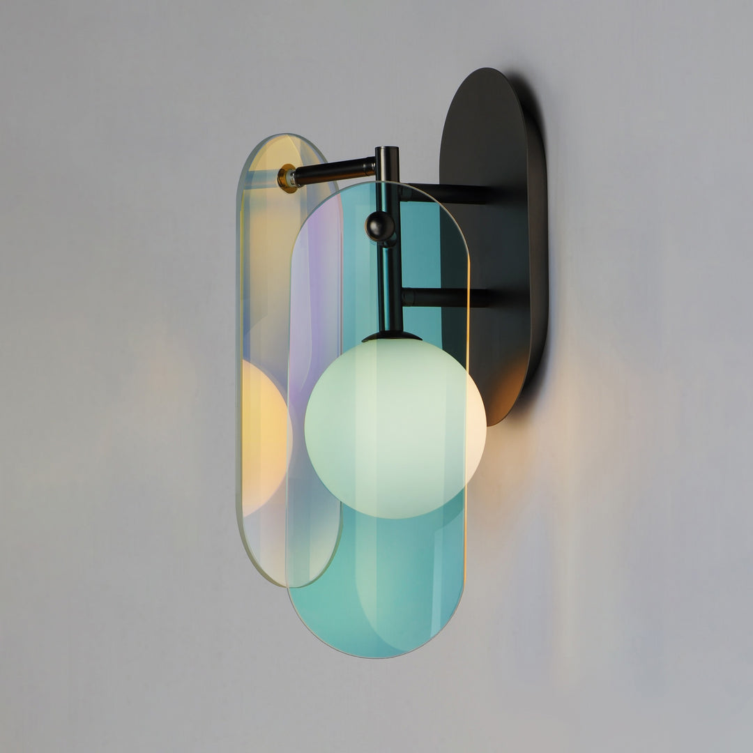 Megalith - Glass Megalith LED Wall Sconce by Studio M Lighting – lifestyle