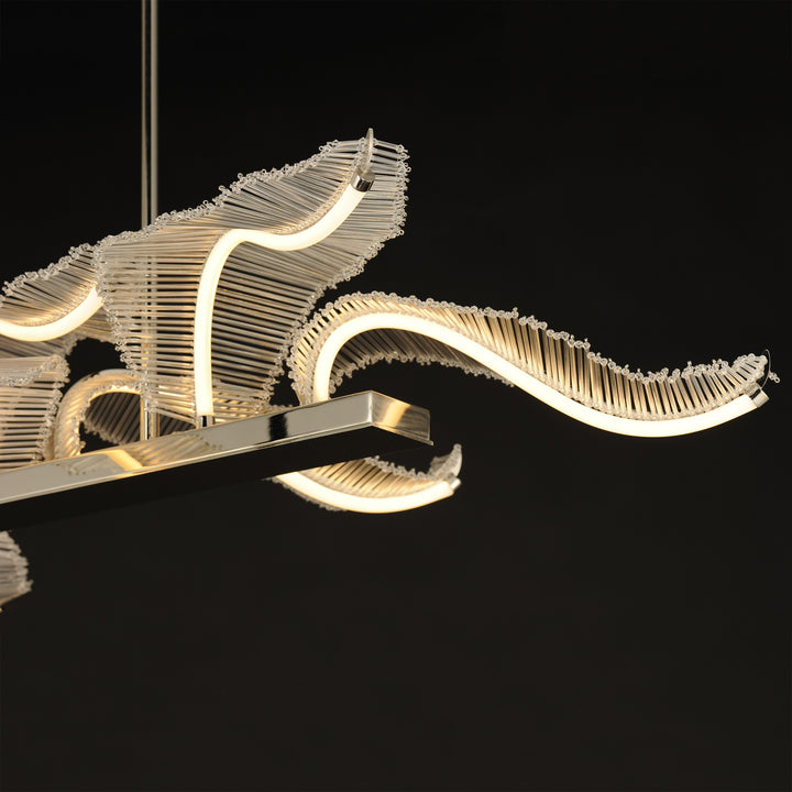 Lillet 10-Light LED Linear Pendant by Studio M Lighting – lifestyle