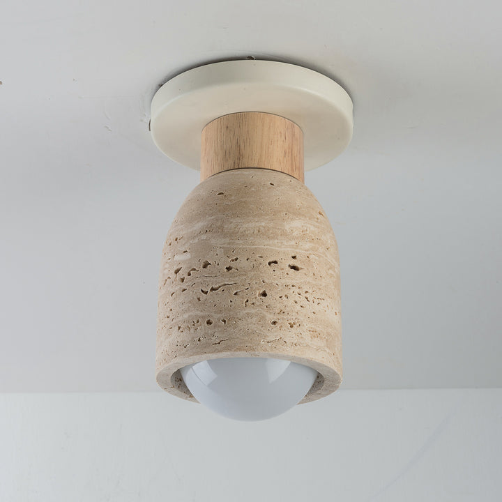 Pompeii 1-Light Flush Mount by Studio M Lighting – lifestyle