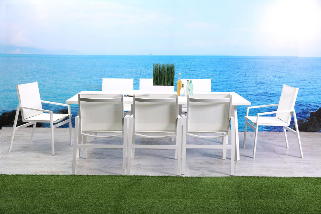 Rio Outdoor Dining Table - Rectangle by Whiteline Modern Living – lifestyle