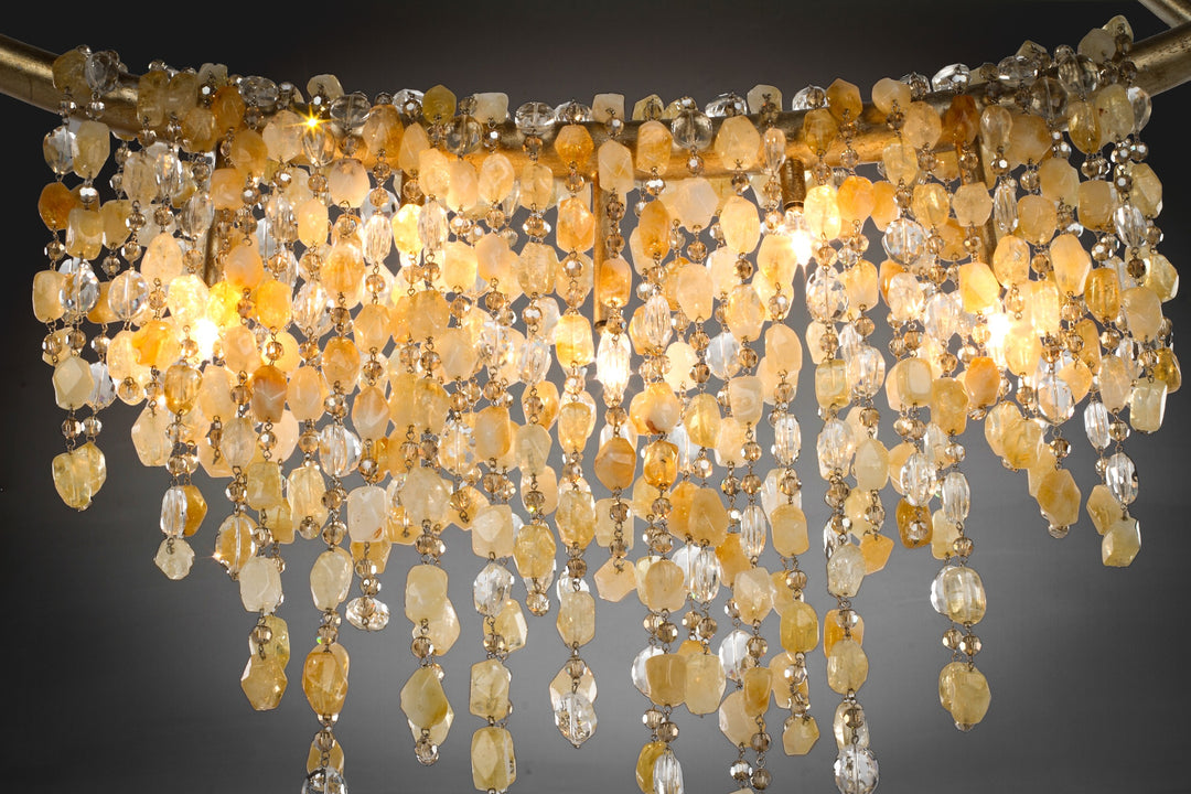Cradle 5-Light Linear Chandelier by Studio M Lighting – lifestyle