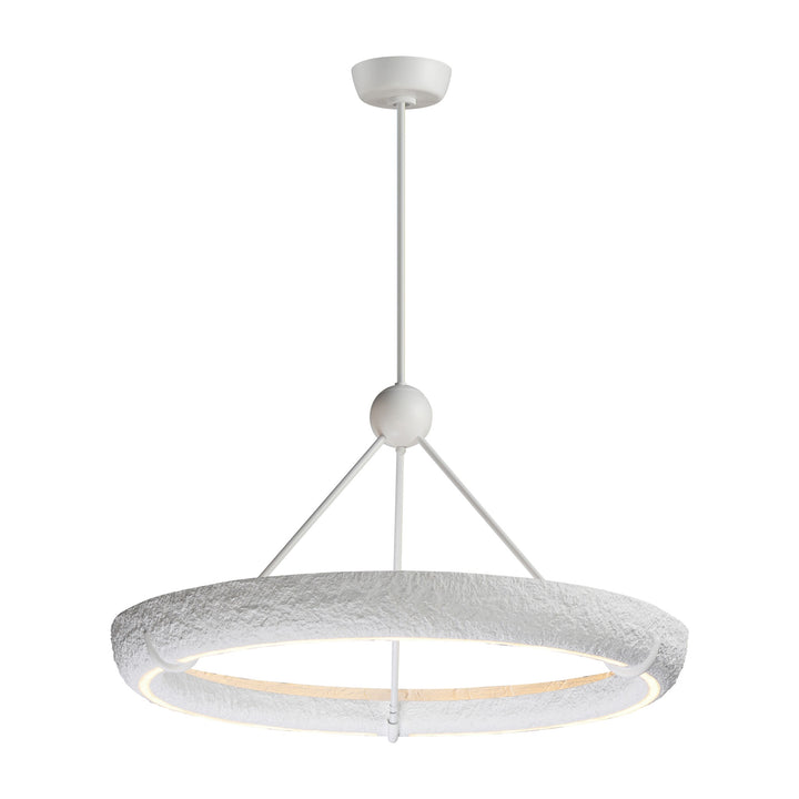 Geist 36 LED Pendant by Studio M Lighting in Textured White
