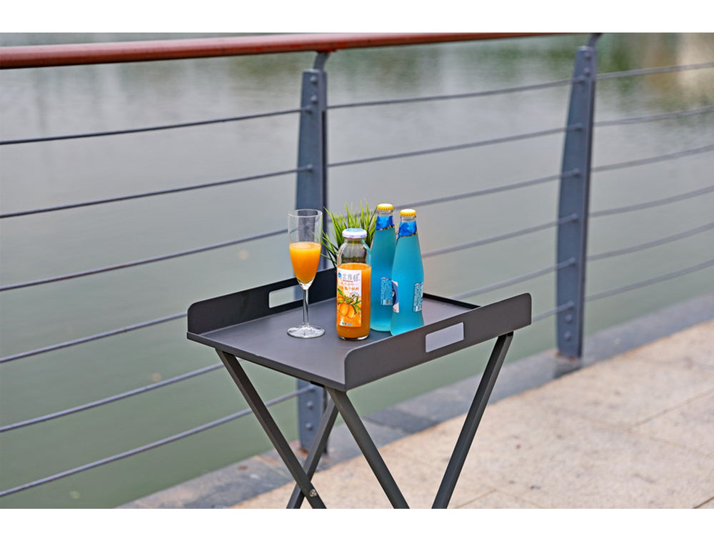 Kai Outdoor Side Table by Whiteline Modern Living – lifestyle