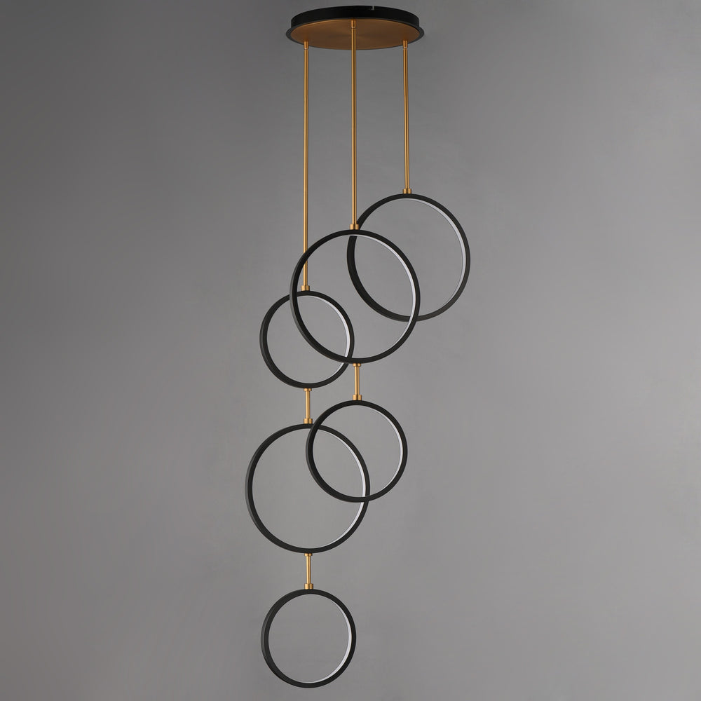 Hoopla 6-Light LED Pendant 254325 by Studio M Lighting – lifestyle