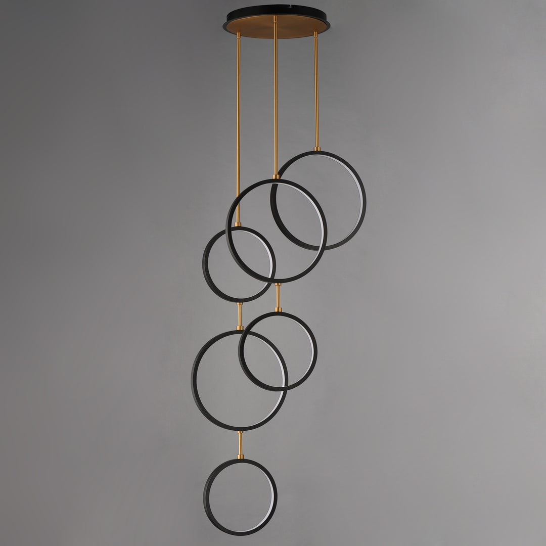 Hoopla 6-Light LED Pendant 254325 by Studio M Lighting – lifestyle