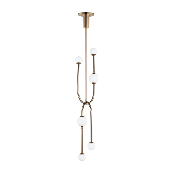 Alina 6-Light LED Pendant by Studio M Lighting in French Gold