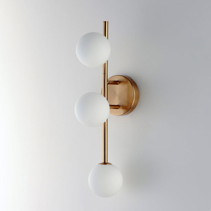 Contour 3-Light Wall Sconce by Studio M Lighting – lifestyle