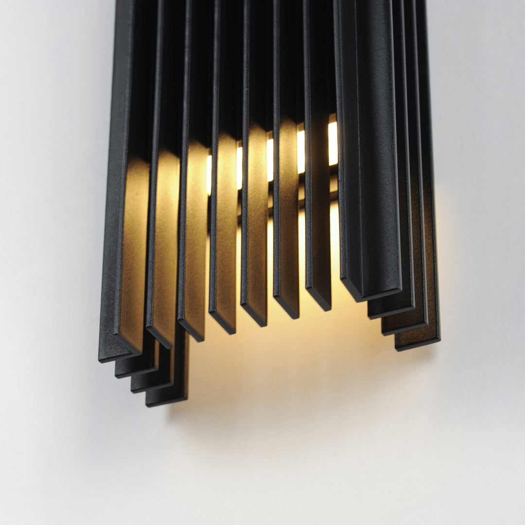 Rampart Medium LED Outdoor Wall Sconce by Studio M Lighting – lifestyle