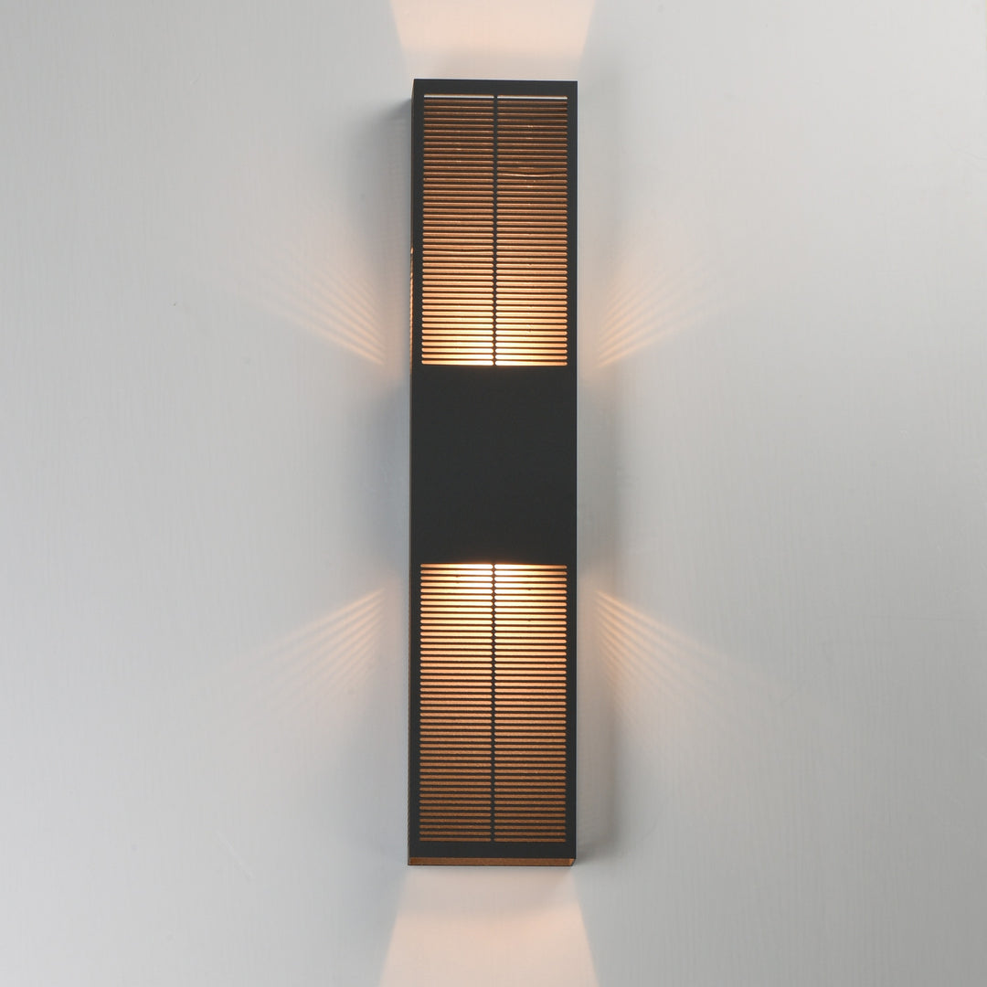 Grate 30 LED Outdoor Wall Sconce by Studio M Lighting – lifestyle