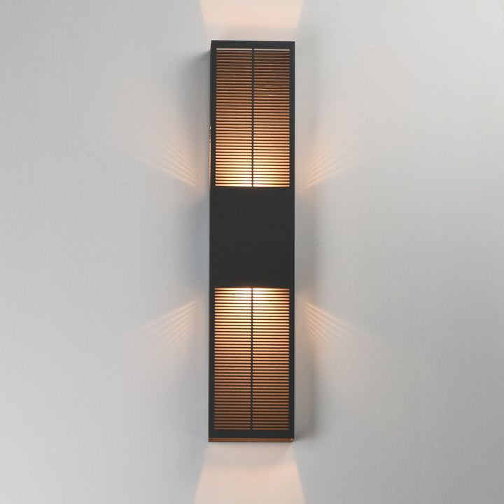 Grate 30 LED Outdoor Wall Sconce by Studio M Lighting – lifestyle