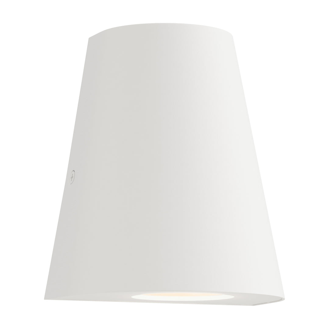 Taper Mini LED Outdoor Wall Sconce by Studio M Lighting in White