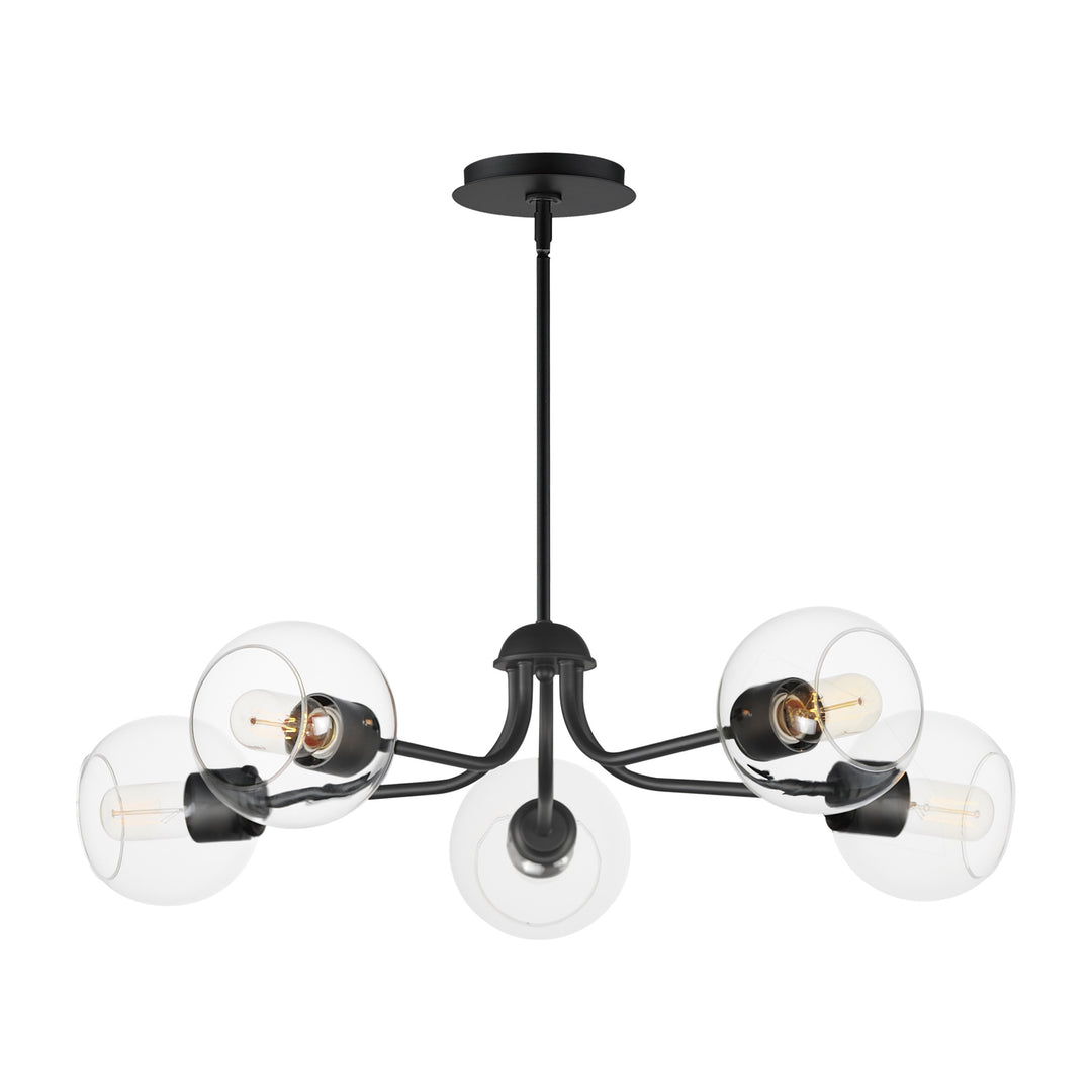 Knox 5-Light Globe Chandelier by Studio M Lighting in Black