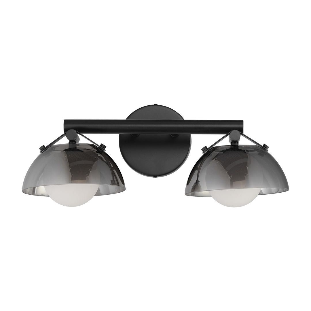 Domain 2-Light Wall Sconce by Studio M Lighting in Black
