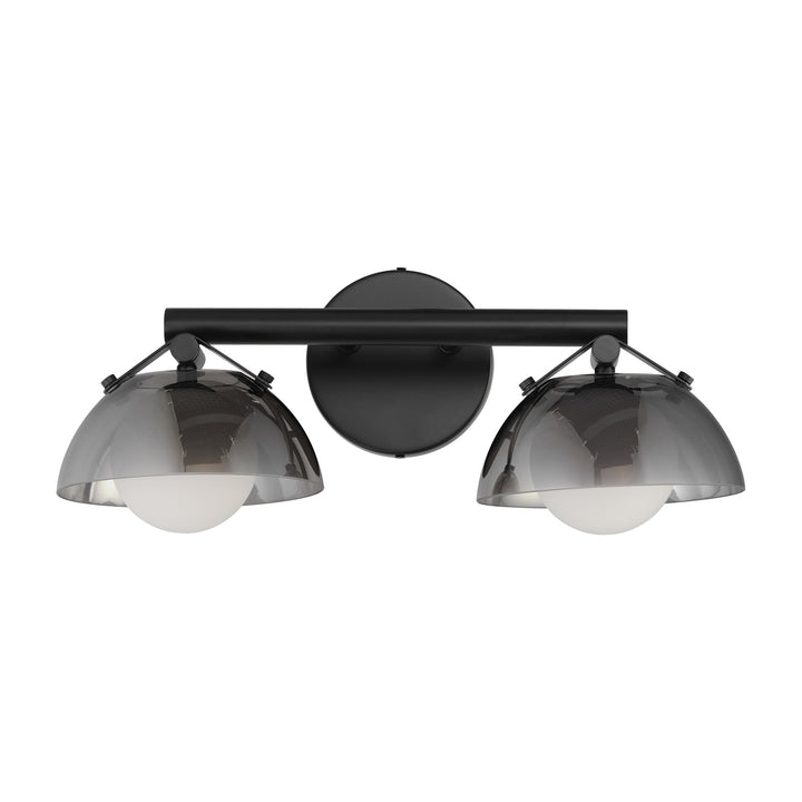 Domain 2-Light Wall Sconce by Studio M Lighting in Black