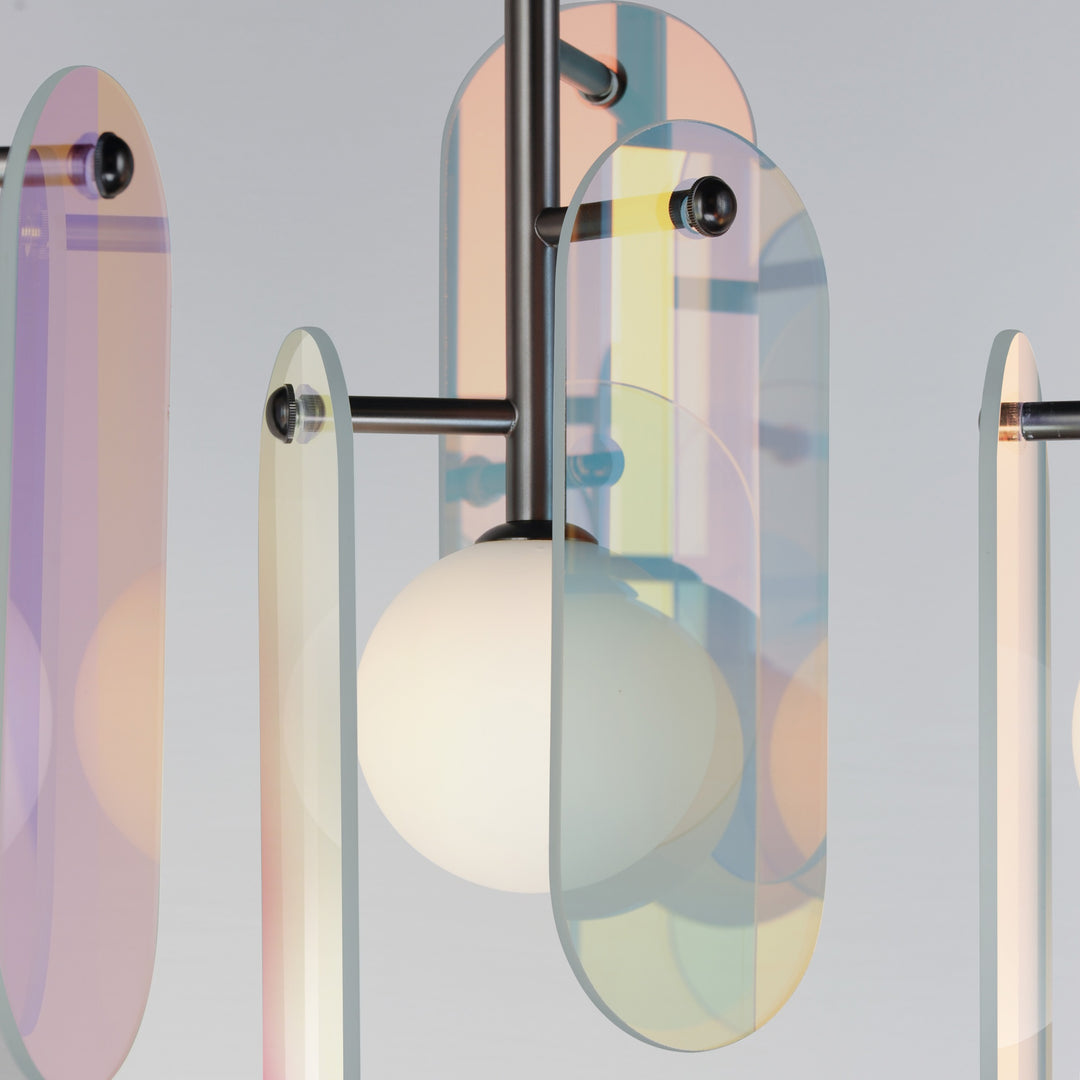 Megalith - Glass Megalith 5-Light Pendant by Studio M Lighting – lifestyle