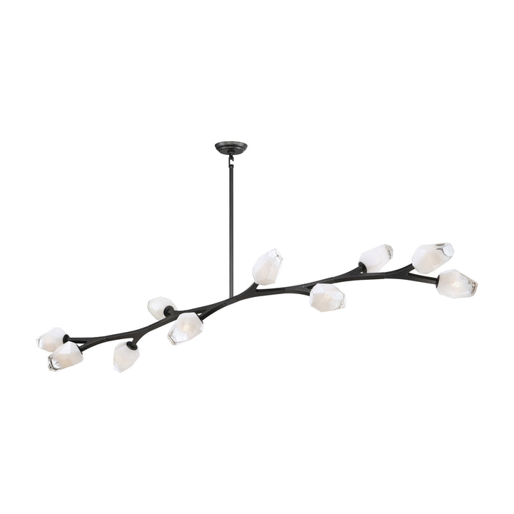 Blossom 10-Light Pendant 352797 by Studio M Lighting in Black