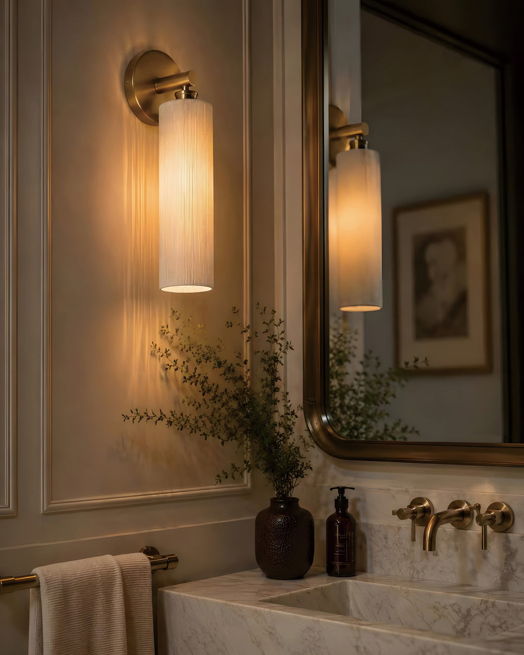 Aveline 1-Light Wall Sconce by Studio M Lighting – lifestyle