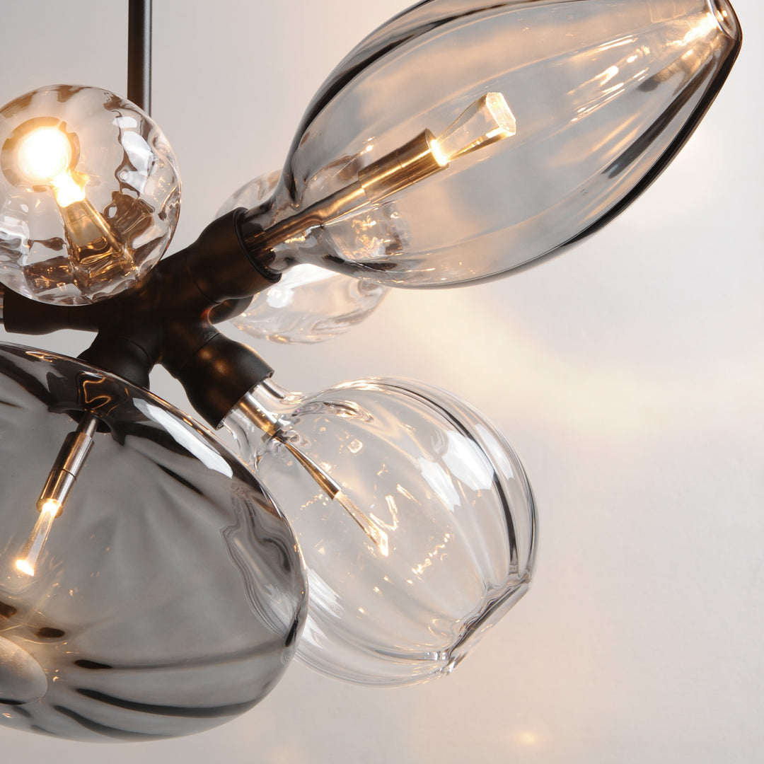 Ray Dance Cluster Ray Dance Single Cluster 6-Light LED Pendant by Studio M Lighting – lifestyle