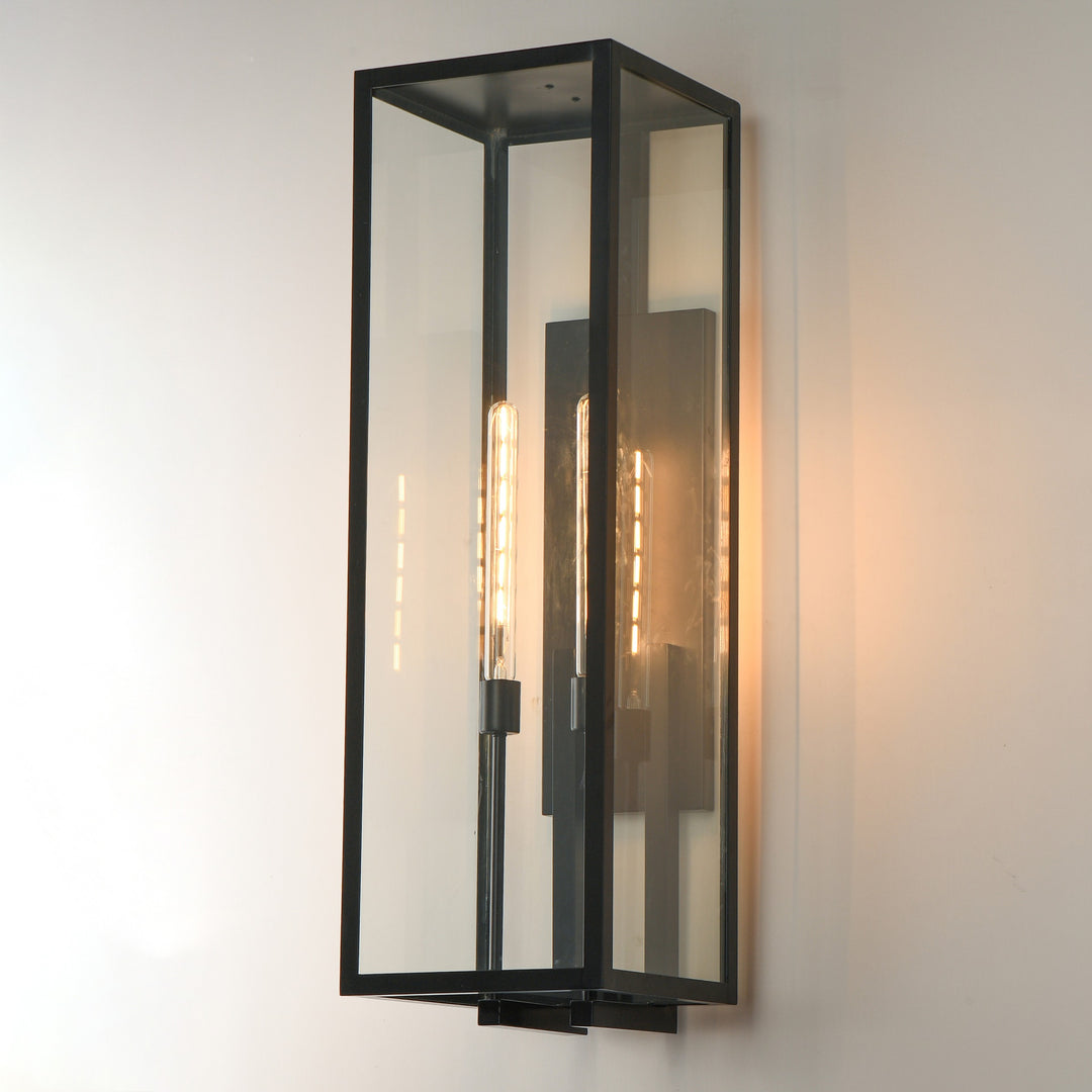 Catalina 2-Light 2XL Outdoor Up-Light Wall Sconce by Studio M Lighting – lifestyle